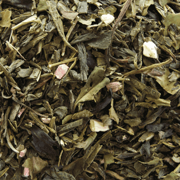 Grøn/Hvid te rabarber og vanilje