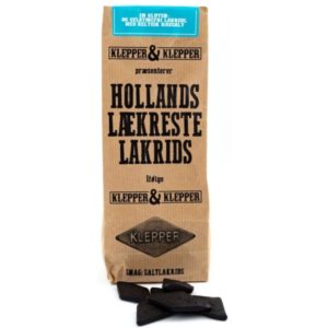 Glutenfri saltlakrids fra Holland Klepper