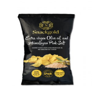 Gourmet chips m. Himalaya salt - fra Huset Andersen