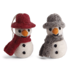 Snowman w/ Scarf Mini - Classic - set of 3