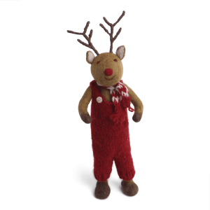 X-Large Brown Rudolf with red pants