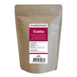 Tiramisu aroma- eller smagskaffe 225 g - Hele kaffebønner